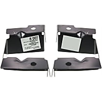 Front, Driver and Passenger Side Bumper Brackets, Reinforcement