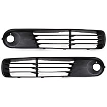 Front, Driver and Passenger Side Fog Light Trim, Sedan, For Models With Fog Light Holes, Primed
