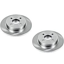 Brake Disc, Plain Surface, Vented, 4 Lugs, 1.9L 4Cyl, Autospecialty By Powerstop