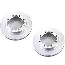 SET-P15AR8242EVC-2 Front Brake Disc, Plain Surface, Vented, 8 Lugs 317.5 mm Evolution Geomet Coated High Carbon