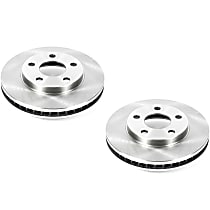 SET-P15AR8250-2 Front Brake Disc, Plain Surface, Vented, 5 Lugs Autospecialty By Powerstop