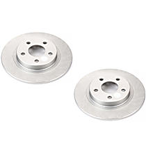 Brake Disc, Plain Surface, Solid, 5 Lugs, 4.6L 8Cyl, Evolution Geomet Coated High Carbon
