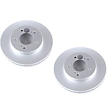 SET-P15AR8532EVC-2 Front Brake Disc, Plain Surface, Vented, 5 Lugs Evolution Geomet Coated High Carbon