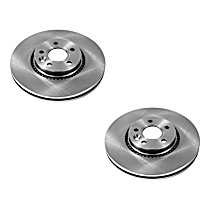Brake Disc, Plain Surface, Vented, 5 Lugs, With 316 (mm) Front Rotor, 2.5L 5Cyl, Autospecialty By Powerstop