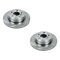 Brake Disc, Plain Surface, Vented, 5 Lugs, 3.0L 6Cyl, Autospecialty By Powerstop