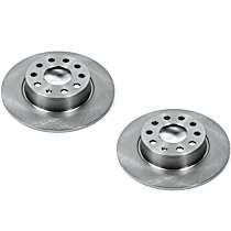 Brake Disc, Plain Surface, Vented, 5 Lugs, 1.8L 4Cyl, Autospecialty By Powerstop