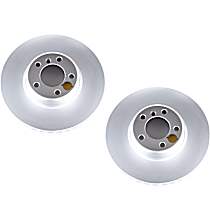 SET-P15EBR1402EVC-2 Front Brake Disc, Plain Surface, Vented, 5 Lugs,, Evolution Geomet Coated High Carbon