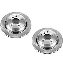 SET-P15EBR1442-2 Rear Brake Disc, Plain Surface, Vented, 5 Lugs,, Autospecialty By Powerstop