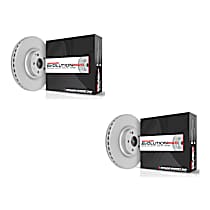 SET-P15EBR1442EVC-2 Rear Brake Disc, Plain Surface, Vented, 5 Lugs, 299.72 mm,, Evolution Geomet Coated High Carbon