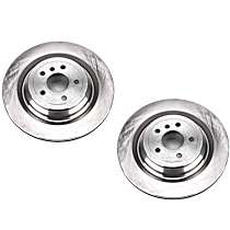 SET-P15EBR1600-2 Rear Brake Disc, Plain Surface, Vented, 5 Lugs,, Autospecialty By Powerstop