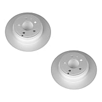 SET-P15EBR459EVC-2 Rear Brake Disc, Plain Surface, Solid, 5 Lugs Evolution Geomet Coated High Carbon