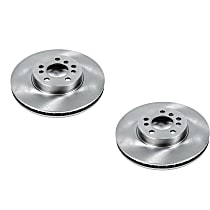 SET-P15EBR632-2 Front Brake Disc, Plain Surface, Vented, Autospecialty By Powerstop