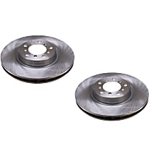 SET-P15EBR664-2 Front Brake Disc, Plain Surface, Vented, Autospecialty By Powerstop