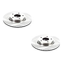 Brake Disc, Plain Surface, Vented, 5 Lugs, 2.5L 4Cyl, Autospecialty By Powerstop