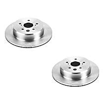 Rear Brake Disc, Plain Surface, Vented, 5 Lugs, F Sport, 2.0L 4Cyl, Autospecialty By Powerstop