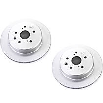 Rear Brake Disc, Plain Surface, Vented, 5 Lugs, 309.88 mm, Turbocharged, F Sport, 2.0L 4Cyl, Evolution Geomet Coated High Carbon