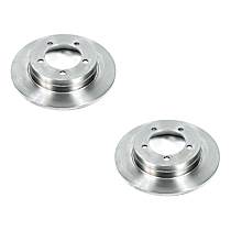 Rear Brake Disc, Plain Surface, Vented, 5 Lugs, FWD, GS, Autospecialty By Powerstop