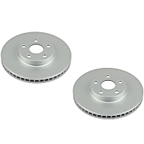 SET-P15JBR931EVC-2 Front Brake Disc, Plain Surface, Vented, 5 Lugs Evolution Geomet Coated High Carbon