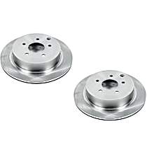 Brake Disc, Plain Surface, Vented, 5 Lugs, SV, 3.5L 6Cyl, Autospecialty By Powerstop