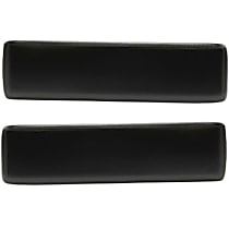 Rear, Driver and Passenger Side Smooth Black Exterior Door Handle, Without Key Hole, Standard Cargo Van
