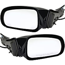 Driver and Passenger Side Mirror, Power, Manual Folding, Non-Heated, Paintable, Without Signal Light, Without memory, Without Puddle Light, Without Auto-Dimming, Without Blind Spot Feature