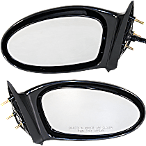 Driver and Passenger Side Mirrors, Manual Adjust, Non-Folding, Non-Heated, Paintable, No Signal Light, No Memory, No Puddle Light, No Auto-Dimming, No Blind Spot Feature
