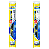 SET-R495079273-2-2 Front, Driver and Passenger Side Wiper Blade, Frameless 15 in.