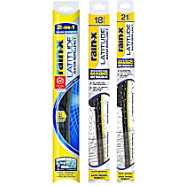SET-R495079278-2-FRH Front, Driver and Passenger Side and Rear Wiper Blade, Frameless