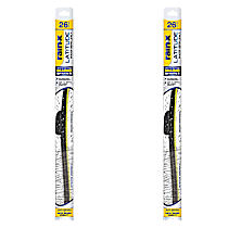 SET-R495079281-2-2 Front Latitude Water Repellency 2-n-1 Series Wiper Blades, Driver and Passenger Side - 26 in.