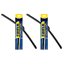 SET-R49830316-2-A Front, Driver or Passenger Side Wiper Blade, Frameless 16 in.