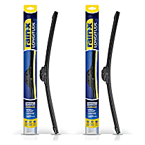 Front, Driver and Passenger Side Wiper Blade, Frameless