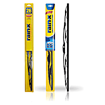 Front, Driver and Passenger Side Wiper Blade, Framed
