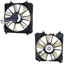 Driver and Passenger Side 6 Cyl., 3.5L Engine Single fan 