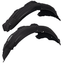 Front, Driver and Passenger Side, Rear Section Fender Liner
