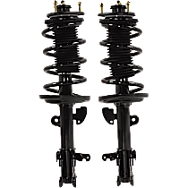 Front, Driver and Passenger Side Fully Loaded Strut, Without Electronic Adjustable Suspension
