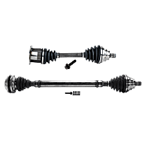 Front, Driver and Passenger Side Axle Assembly, Wheel Drive