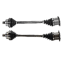 Front, Driver and Passenger Side Axle Assemblies, Manual Transmission