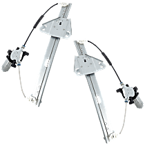 Rear, Driver and Passenger Side Window Regulators, Power