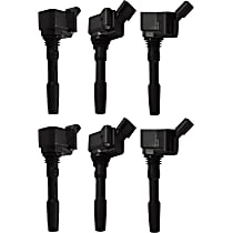 Ignition Coils, Set of 6, 2.9L Engine, with 6 Ignition Coil on Plugs