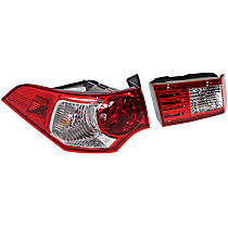 NEW LEFT TAIL LIGHT FITS ACURA TSX SEDAN 2009-2010 AC2800113 33550-TL0-A01 NEW LEFT TAIL LIGHT FITS ACURA TSX SEDAN 2009-2010 AC2800113 33550-TL0-A01