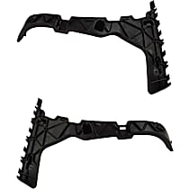Rear, Driver and Passenger Side Bumper Brackets, Guide Cover, For Models Without S-Line Package