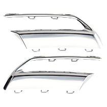 Rear, Driver and Passenger Side Bumper Trim