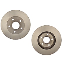 SET-RAY5060R-2 Front Brake Disc, Plain Surface, Vented, 5 Lugs 9.7 in. OD R-Line Series