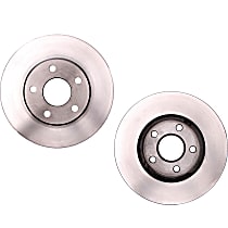 SET-RAY5061R-2 Front Brake Disc, Plain Surface, Solid, 5 Lugs 246.38 mm R-Line Series