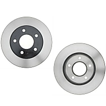 Front Brake Disc, Plain Surface, Vented, 5 Lugs, 260.6 mm OD, Specialty Performance Series