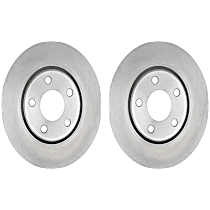 Front Brake Disc, Plain Surface, Vented, 5 Lugs, 302.77 mm, 4.6L 8Cyl