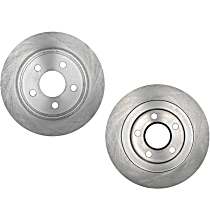 Brake Disc, Plain Surface, Solid, 5 Lugs, 297.69 mm, 4.6L 8Cyl, R-Line Series