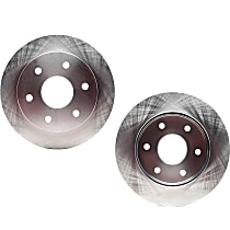 SET-RAY580438R-2 Front Brake Disc, Plain Surface, Vented, 6 Lugs 294.89 mm R-Line Series