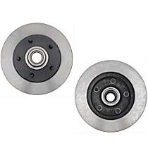 Front Brake Disc, Plain Surface, Vented, 5 Lugs, 297.69 mm,, Specialty Truck, Medium Duty & School Bus Series