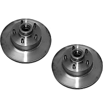SET-RAY6040R-2 Front Brake Disc, Plain Surface, 5 Lugs 299.72 mm R-Line Series